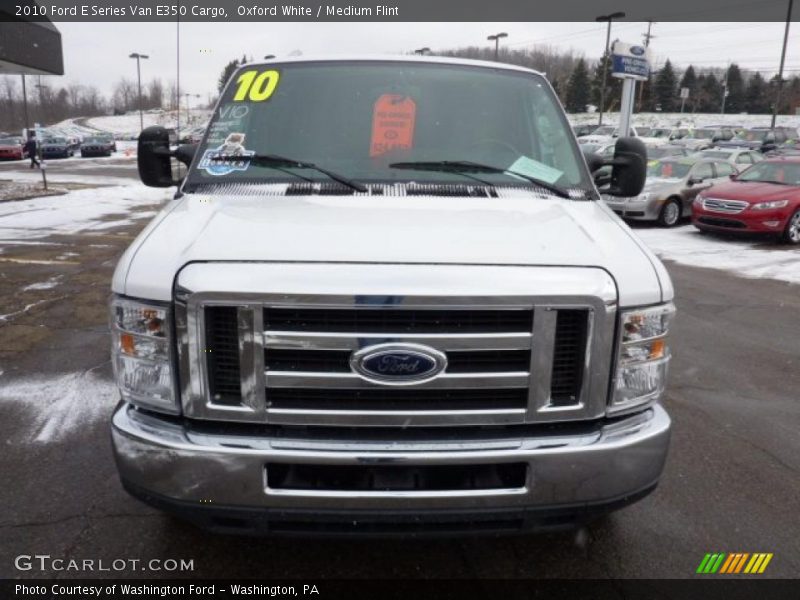 Oxford White / Medium Flint 2010 Ford E Series Van E350 Cargo