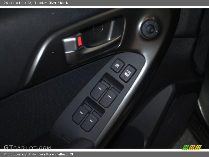 Titanium Silver / Black 2011 Kia Forte SX