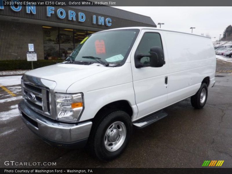 Front 3/4 View of 2010 E Series Van E350 Cargo