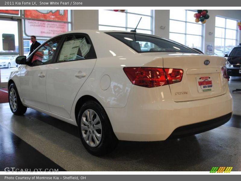 Snow White Pearl / Stone 2011 Kia Forte LX