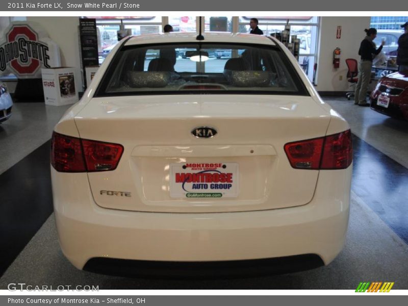 Snow White Pearl / Stone 2011 Kia Forte LX
