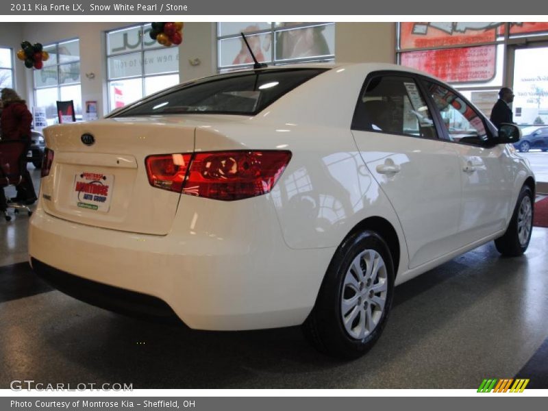 Snow White Pearl / Stone 2011 Kia Forte LX