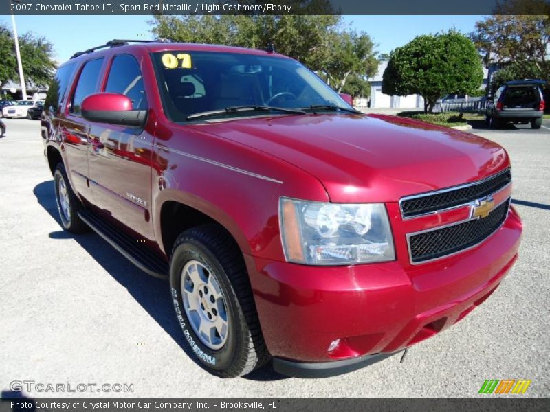 Sport Red Metallic / Light Cashmere/Ebony 2007 Chevrolet Tahoe LT