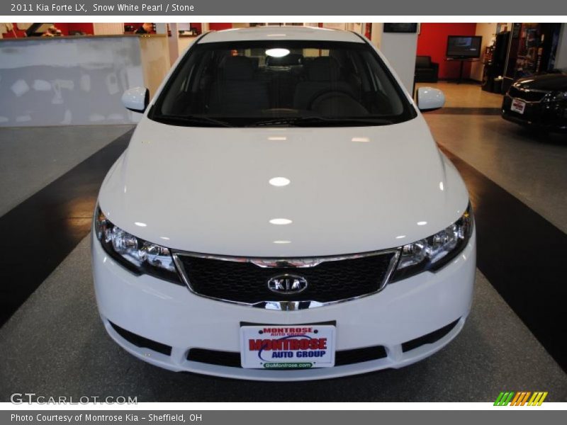 Snow White Pearl / Stone 2011 Kia Forte LX