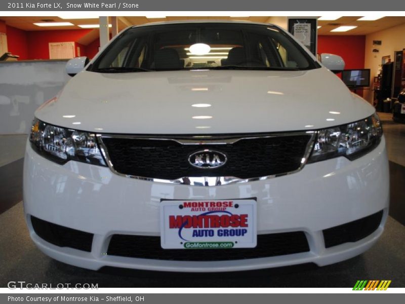Snow White Pearl / Stone 2011 Kia Forte LX