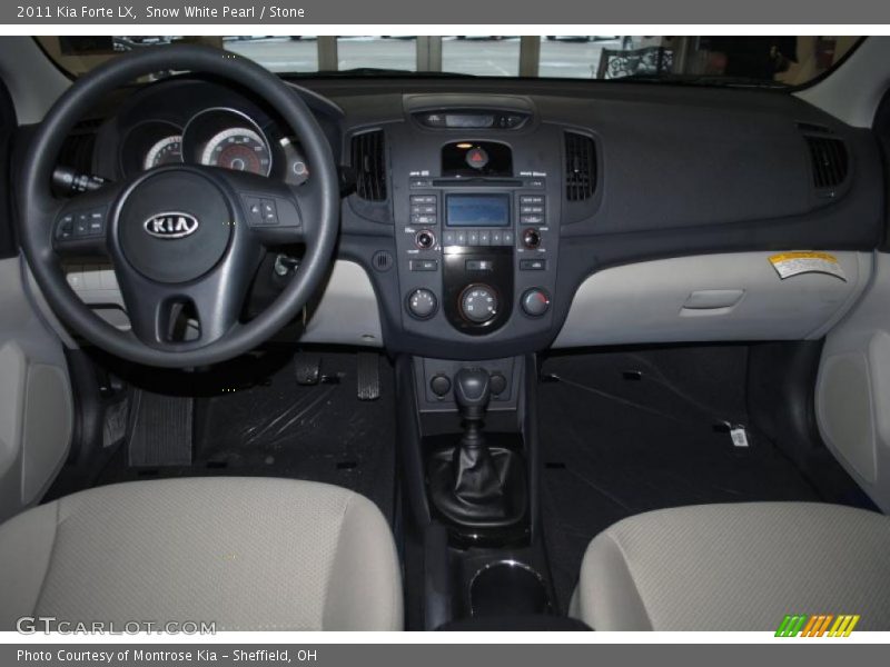 Snow White Pearl / Stone 2011 Kia Forte LX