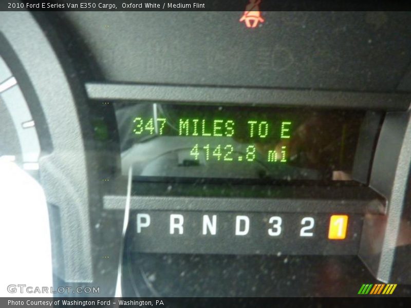 Oxford White / Medium Flint 2010 Ford E Series Van E350 Cargo
