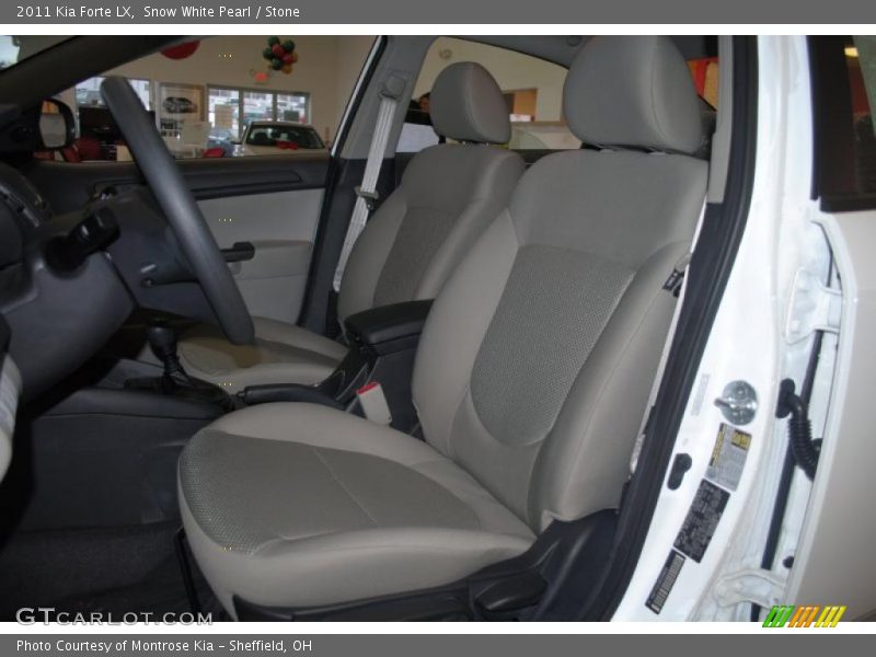 Snow White Pearl / Stone 2011 Kia Forte LX