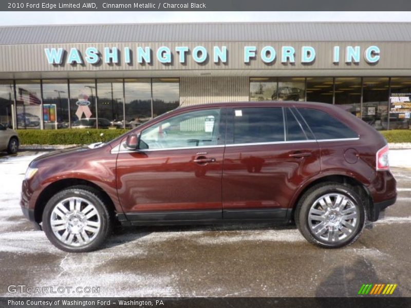 Cinnamon Metallic / Charcoal Black 2010 Ford Edge Limited AWD