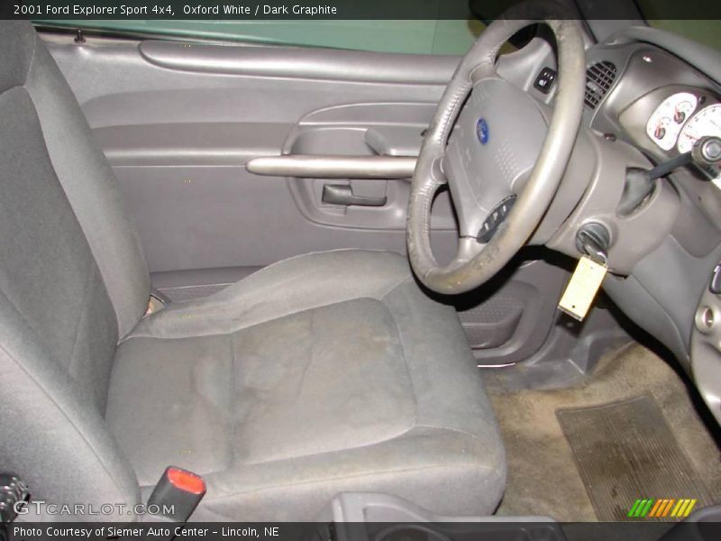 Oxford White / Dark Graphite 2001 Ford Explorer Sport 4x4