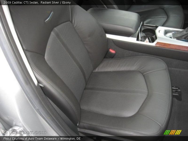 Radiant Silver / Ebony 2009 Cadillac CTS Sedan