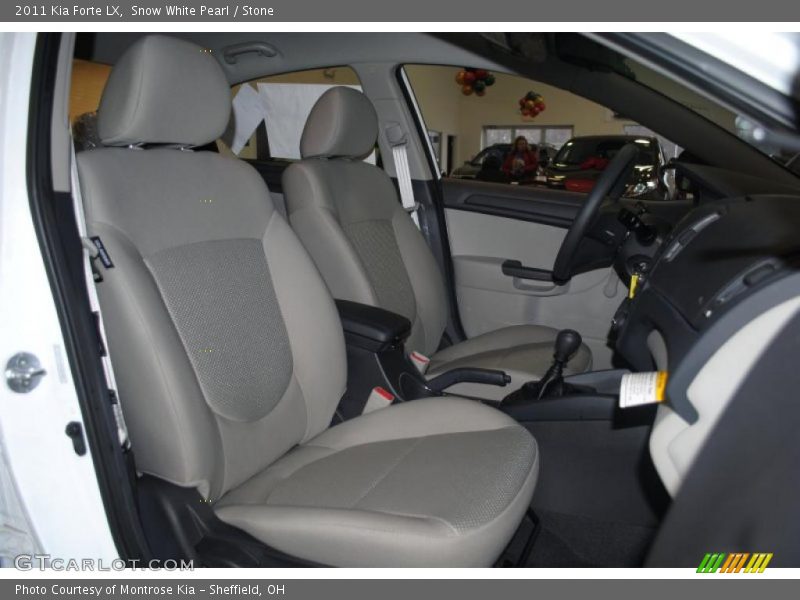 Snow White Pearl / Stone 2011 Kia Forte LX