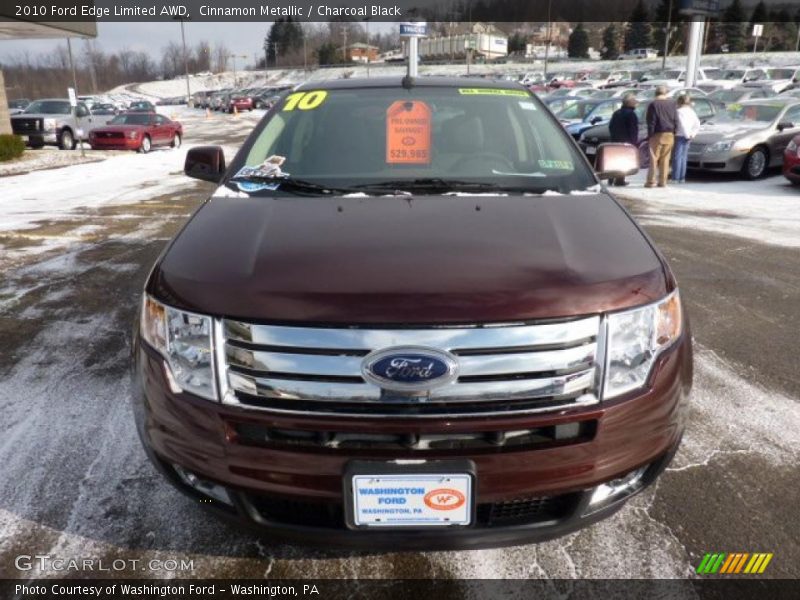 Cinnamon Metallic / Charcoal Black 2010 Ford Edge Limited AWD