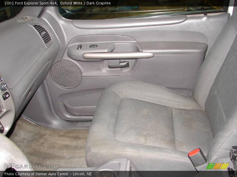 Oxford White / Dark Graphite 2001 Ford Explorer Sport 4x4