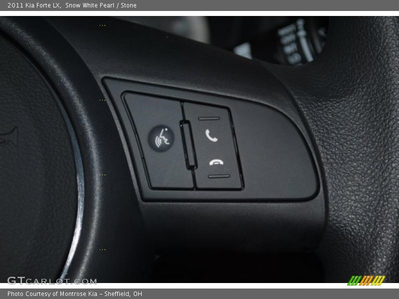 Snow White Pearl / Stone 2011 Kia Forte LX