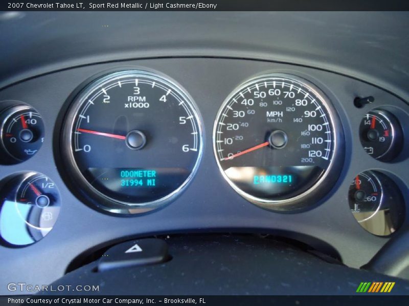 Sport Red Metallic / Light Cashmere/Ebony 2007 Chevrolet Tahoe LT