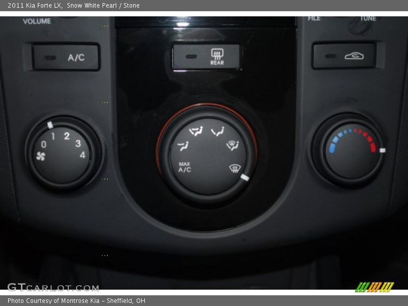 Snow White Pearl / Stone 2011 Kia Forte LX
