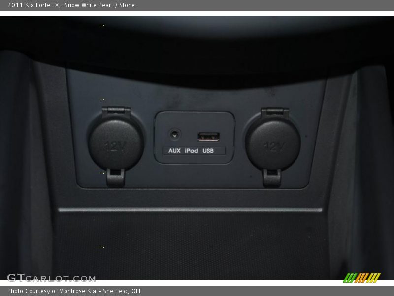 Snow White Pearl / Stone 2011 Kia Forte LX