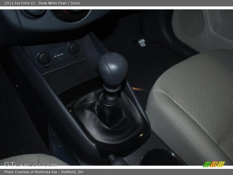 Snow White Pearl / Stone 2011 Kia Forte LX