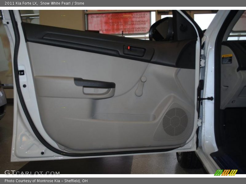 Snow White Pearl / Stone 2011 Kia Forte LX