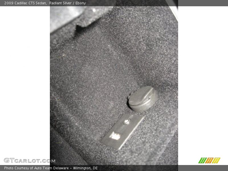 Radiant Silver / Ebony 2009 Cadillac CTS Sedan