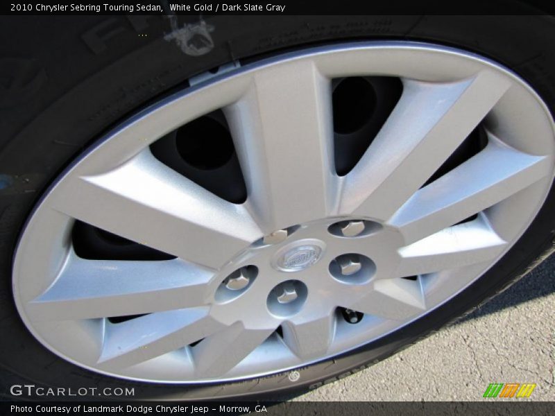 White Gold / Dark Slate Gray 2010 Chrysler Sebring Touring Sedan