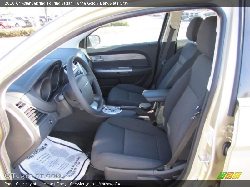 White Gold / Dark Slate Gray 2010 Chrysler Sebring Touring Sedan