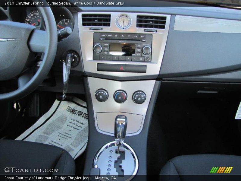 White Gold / Dark Slate Gray 2010 Chrysler Sebring Touring Sedan