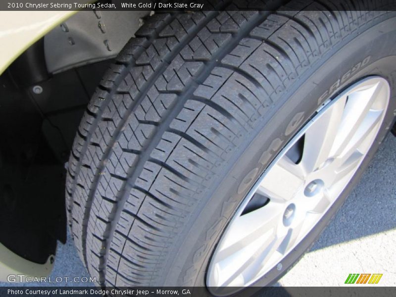 White Gold / Dark Slate Gray 2010 Chrysler Sebring Touring Sedan