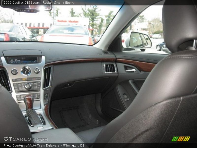 Radiant Silver / Ebony 2009 Cadillac CTS Sedan