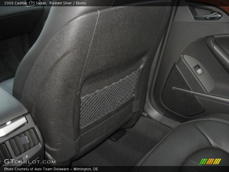 Radiant Silver / Ebony 2009 Cadillac CTS Sedan