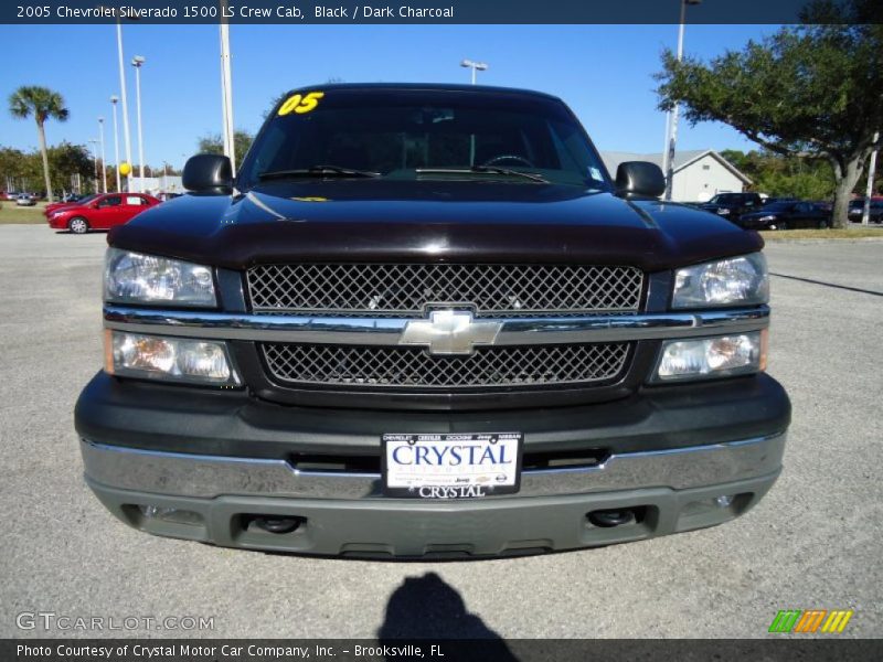 Black / Dark Charcoal 2005 Chevrolet Silverado 1500 LS Crew Cab