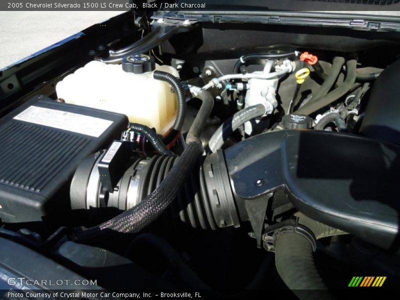 Black / Dark Charcoal 2005 Chevrolet Silverado 1500 LS Crew Cab