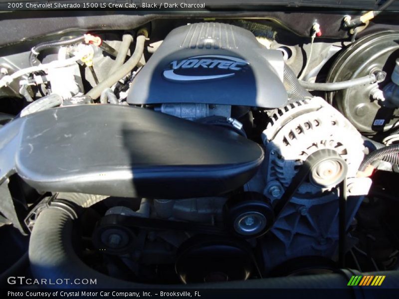 Black / Dark Charcoal 2005 Chevrolet Silverado 1500 LS Crew Cab