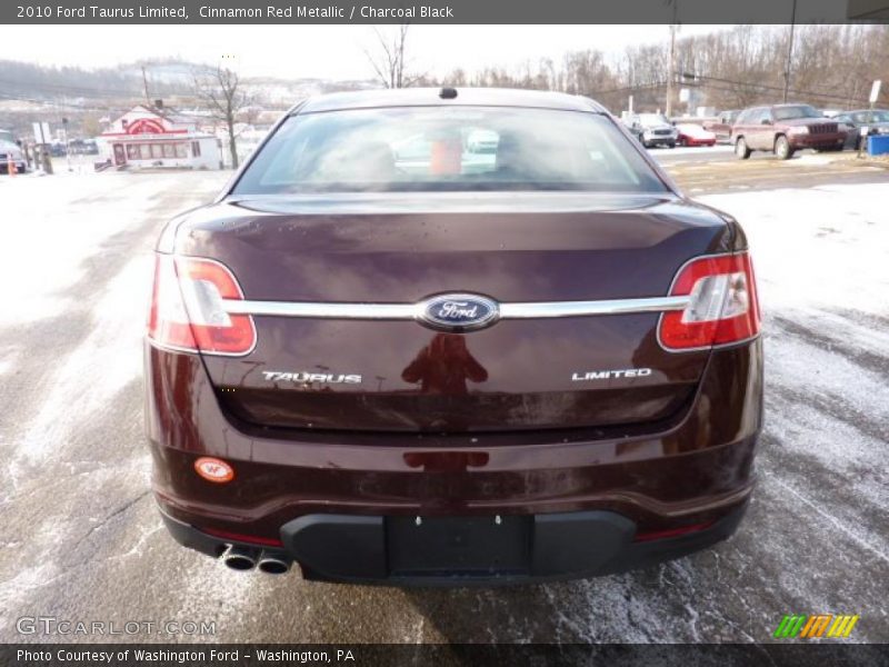 Cinnamon Red Metallic / Charcoal Black 2010 Ford Taurus Limited