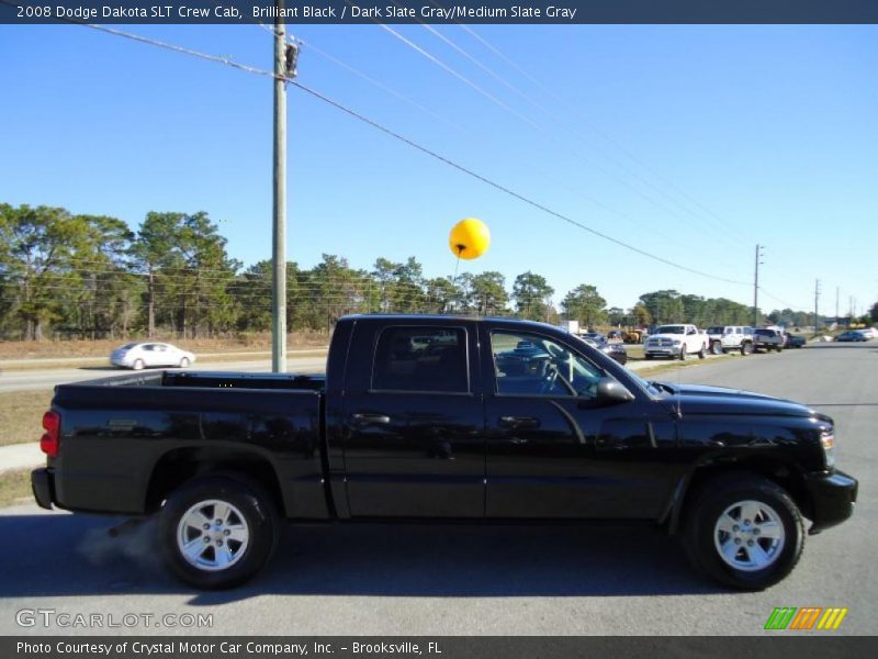 Brilliant Black / Dark Slate Gray/Medium Slate Gray 2008 Dodge Dakota SLT Crew Cab
