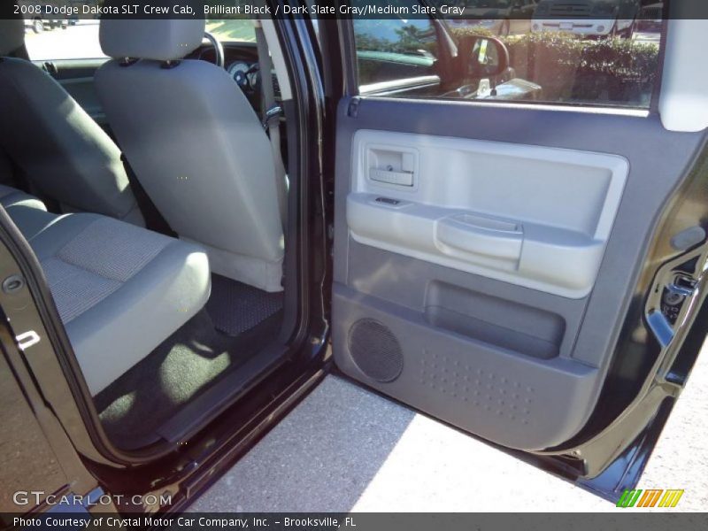 Brilliant Black / Dark Slate Gray/Medium Slate Gray 2008 Dodge Dakota SLT Crew Cab