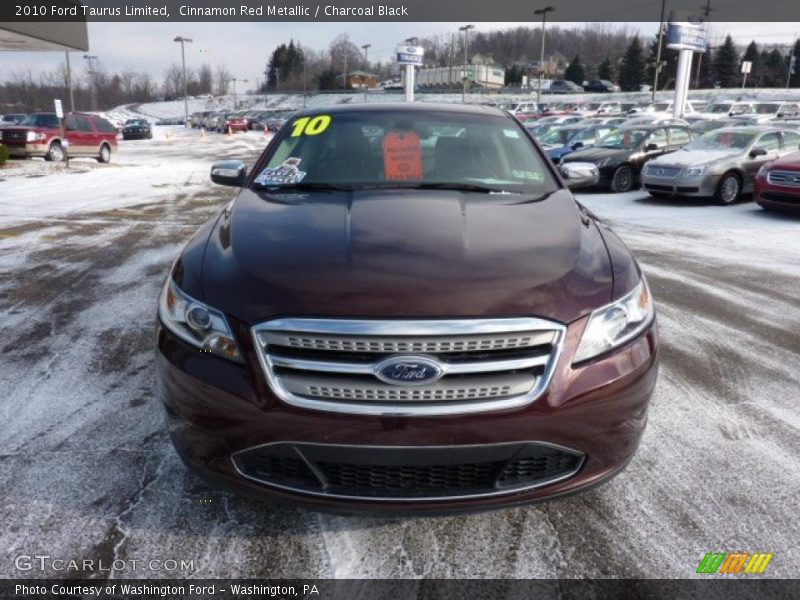 Cinnamon Red Metallic / Charcoal Black 2010 Ford Taurus Limited
