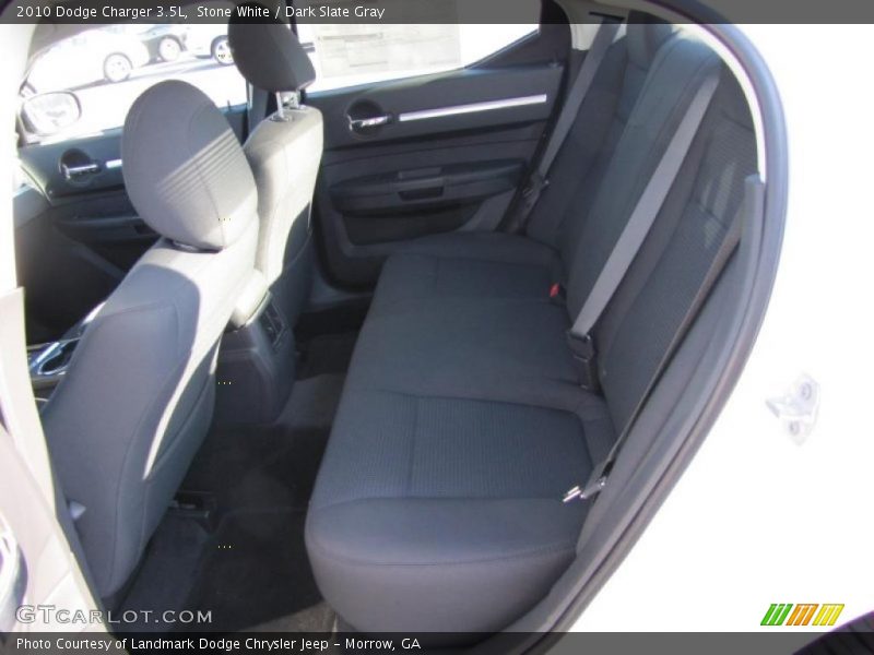 Stone White / Dark Slate Gray 2010 Dodge Charger 3.5L