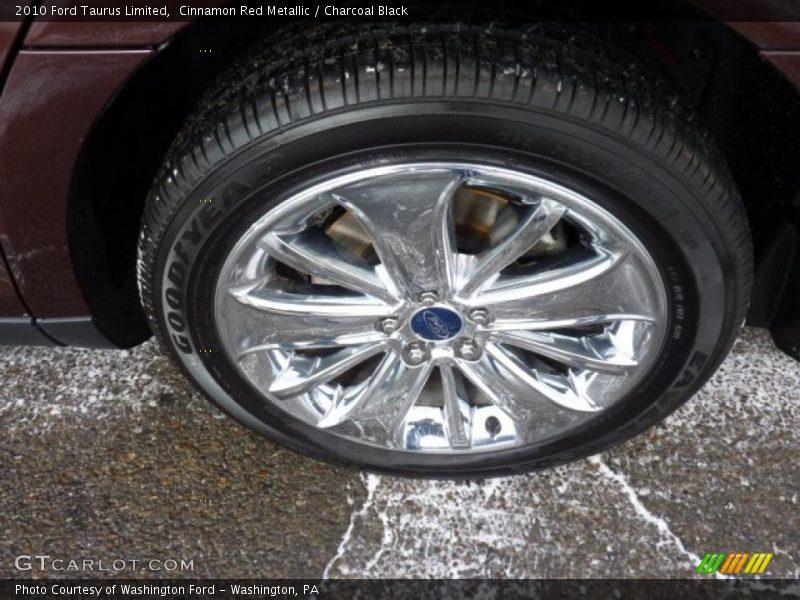 Cinnamon Red Metallic / Charcoal Black 2010 Ford Taurus Limited