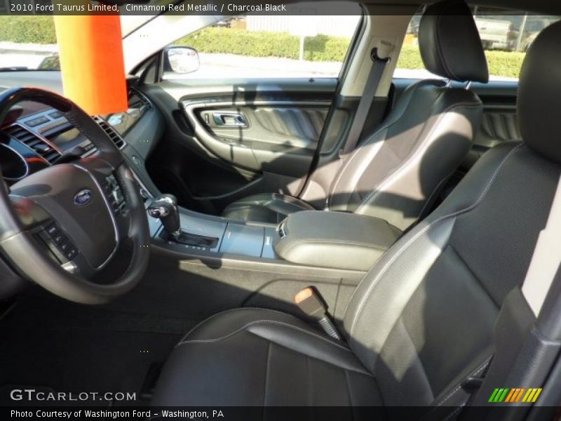 Cinnamon Red Metallic / Charcoal Black 2010 Ford Taurus Limited