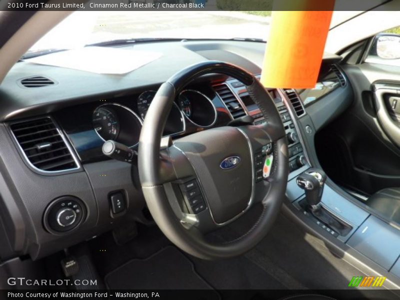 Cinnamon Red Metallic / Charcoal Black 2010 Ford Taurus Limited