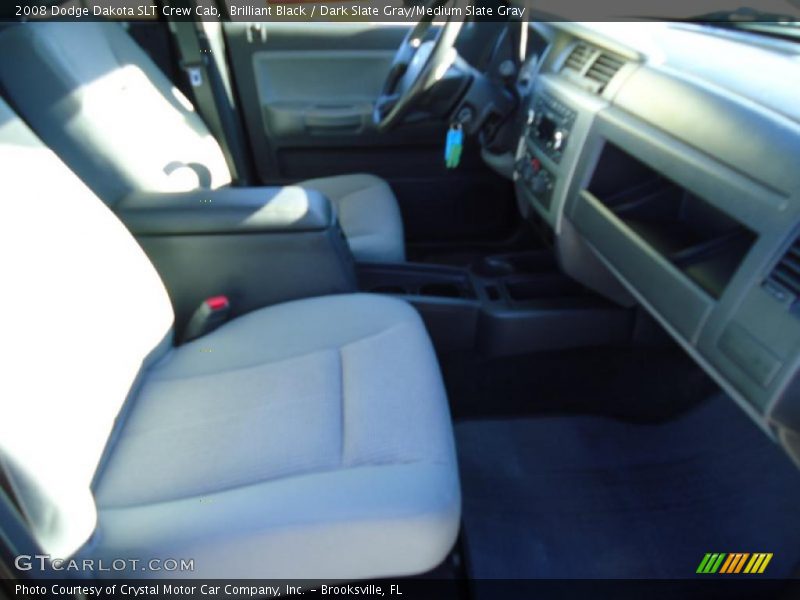 Brilliant Black / Dark Slate Gray/Medium Slate Gray 2008 Dodge Dakota SLT Crew Cab