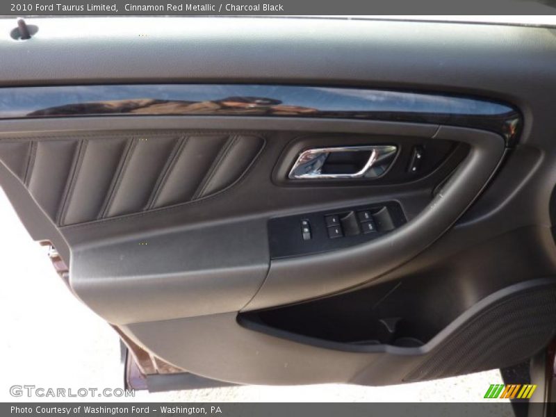 Cinnamon Red Metallic / Charcoal Black 2010 Ford Taurus Limited