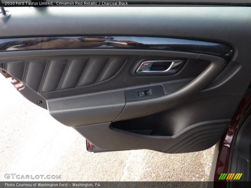Cinnamon Red Metallic / Charcoal Black 2010 Ford Taurus Limited