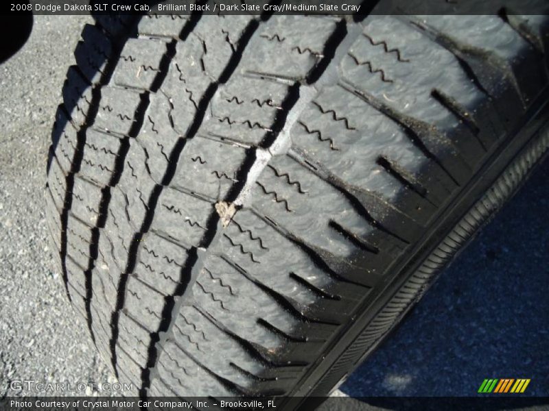 Brilliant Black / Dark Slate Gray/Medium Slate Gray 2008 Dodge Dakota SLT Crew Cab