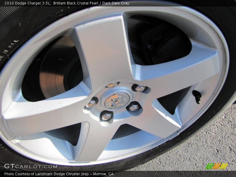 Brilliant Black Crystal Pearl / Dark Slate Gray 2010 Dodge Charger 3.5L
