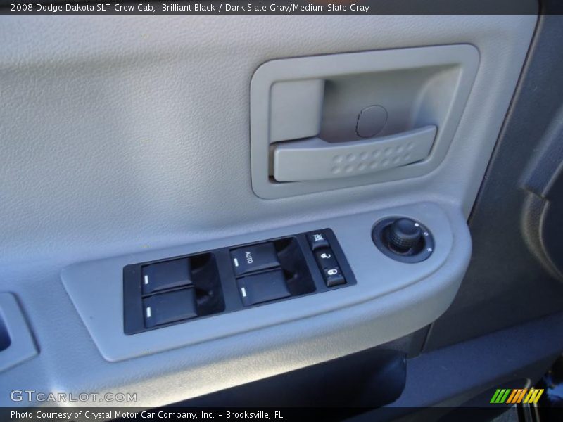 Brilliant Black / Dark Slate Gray/Medium Slate Gray 2008 Dodge Dakota SLT Crew Cab