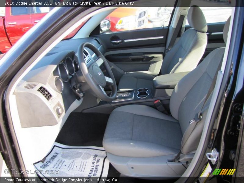 Brilliant Black Crystal Pearl / Dark Slate Gray 2010 Dodge Charger 3.5L