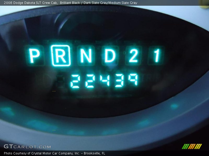 Brilliant Black / Dark Slate Gray/Medium Slate Gray 2008 Dodge Dakota SLT Crew Cab